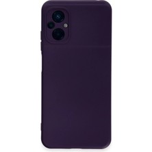 Newface Xiaomi Poco M5 Kılıf Nano Içi Kadife Silikon - Mor