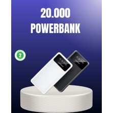 Akıllı LCD Ekranlı 20.000MAH Powerbank Pd + USB + Type-C