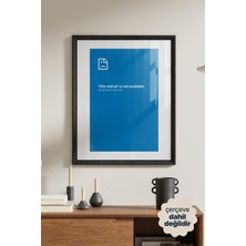 Persona Istanbul "this Wall Art Is Not Available" - Mavi Hata Ekranı Posteri (Çerçevesiz)