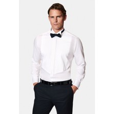 Abdullah Kiğılı Ata Yaka Slim Fit Dar Kesim Pamuk Piliseli Gömlek