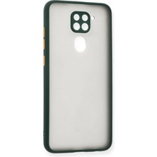 Newface Xiaomi Redmi Note 9 Kılıf Montreal Silikon Kapak - Yeşil
