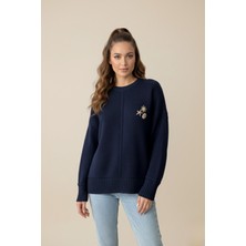 Rovebella Alora Oversize Lacivert Kazak