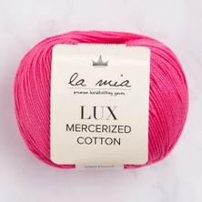 Durukar La Mia Lux Mercerized Cotton Fuşya El Örgü Ipi - 35 - 33746