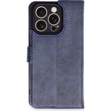 Newface Iphone 16 Pro Kılıf Trend S Plus Kapaklı Kılıf - Lacivert
