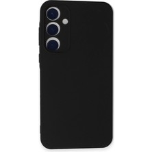 Newface Samsung Galaxy A55 5g Kılıf Nano Içi Kadife Silikon - Siyah