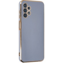 Newface Samsung Galaxy A13 4g Kılıf Volet Silikon - Mavi