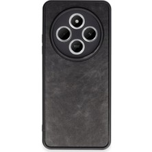 Newface Xiaomi Redmi 14C Kılıf Aras Deri Kapak - Siyah