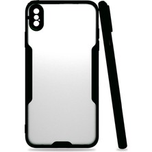 Newface Iphone Xs Max Kılıf Platin Silikon - Siyah