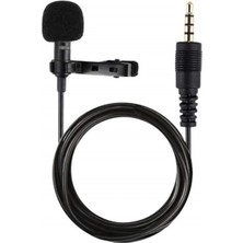 Newface 3.5mm Jak 1.5 Metre Double Mikrofon - Siyah