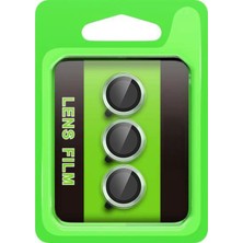 Newface Samsung Galaxy S25 Fe Raze Metal Kamera Lens - Yeşil