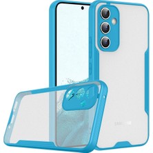 Newface Samsung Galaxy A24 4g Kılıf Platin Silikon - Mavi