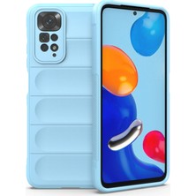 Newface Xiaomi Redmi Note 11 Kılıf Optimum Silikon - Sky Blue