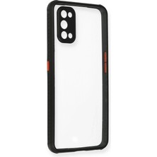 Newface Realme 7 Pro Kılıf Miami Şeffaf Silikon - Siyah