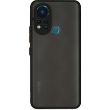 Newface Infinix Hot 11S Kılıf Montreal Silikon Kapak - Siyah