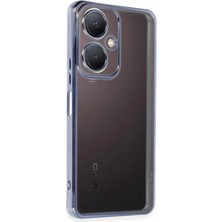 Newface Vivo Y27 Kılıf Razer Lensli Silikon - Açık Mavi