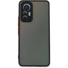 Newface Xiaomi Mi 12 Lite Kılıf Montreal Silikon Kapak - Siyah