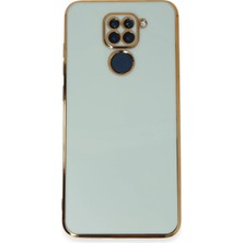 Newface Xiaomi Redmi Note 9 Kılıf Volet Silikon - Açık Yeşil