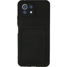 Newface Xiaomi Mi 11 Kılıf Kelvin Kartvizitli Silikon - Siyah