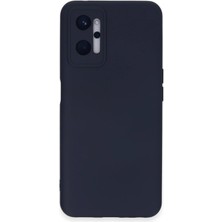 Newface Realme 9ı 4g Kılıf Nano Içi Kadife Silikon - Lacivert