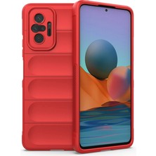 Newface Xiaomi Redmi Note 10 Pro Kılıf Optimum Silikon - Kırmızı