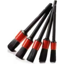 Evyora 5 Adet Oto Detaylı Temizleyici Araç Içi Temizlik Fırça Seti Koltuk Döşeme Kapı Toz Alma Fırçası