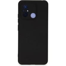 Newface Xiaomi Redmi 12C Kılıf Nano Içi Kadife Silikon - Siyah
