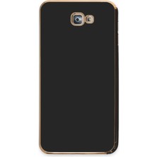 Newface Samsung Galaxy J7 Prime Kılıf Volet Silikon - Siyah