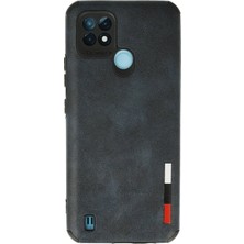 Evyora Newface Realme C21 Kılıf Loop Deri Silikon - Lacivert