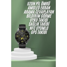 Evyora Akıllı Saat 5.0 Bluetooth Bağlantılı Sağlık ve Uyku Takibi Sosyal Medya Girişli