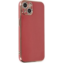 Newface Iphone 14 Kılıf Volet Silikon - Kırmızı