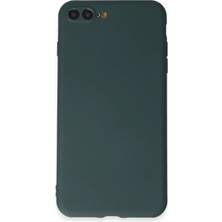 Newface Iphone 7 Plus Kılıf First Silikon - Koyu Yeşil