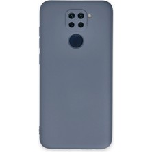 Newface Xiaomi Redmi Note 9 Kılıf Nano Içi Kadife Silikon - Gri
