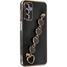 Newface Samsung Galaxy M23 Kılıf Esila Silikon - Siyah