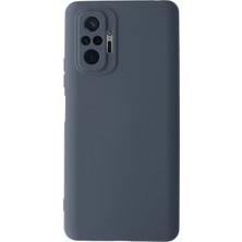 Newface Xiaomi Redmi Note 10 Pro Kılıf Nano Içi Kadife Silikon - Gri