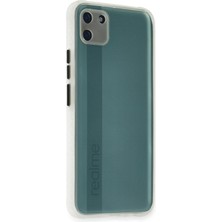 Newface Realme C11 Kılıf Miami Şeffaf Silikon - Şeffaf