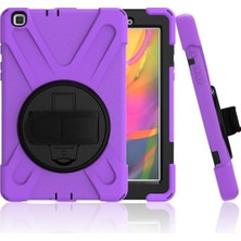 Newface Samsung Galaxy T290 Tab A 8 Kılıf Amazing Tablet Kapak - Mor