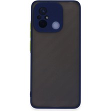 Newface Xiaomi Redmi 12C Kılıf Montreal Silikon Kapak - Lacivert