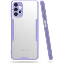 Newface Samsung Galaxy A72 Kılıf Platin Silikon - Lila