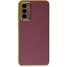 Newface Samsung Galaxy A04S Kılıf Volet Silikon - Kırmızı