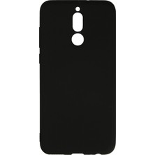 Newface Huawei Mate 10 Lite Kılıf Nano Içi Kadife Silikon - Siyah
