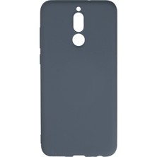 Newface Huawei Mate 10 Lite Kılıf Nano Içi Kadife Silikon - Gri