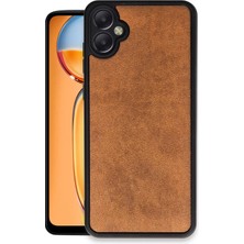 Newface Samsung Galaxy A05 Kılıf Aras Deri Kapak - Taba