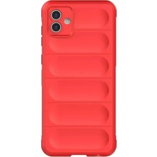 Newface Samsung Galaxy A06 Kılıf Optimum Silikon - Kırmızı