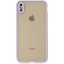 Newface Iphone Xs Max Kılıf Montreal Silikon Kapak - Mor