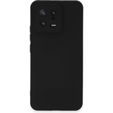 Newface Xiaomi Mi 13 Kılıf Nano Içi Kadife Silikon - Siyah