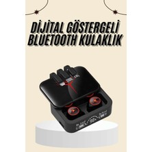 Evyora Kablosuz Şarj Göstergeli Powerbank Özellikli Bluetooth Kulaklık Çağrı Cevaplayabilen