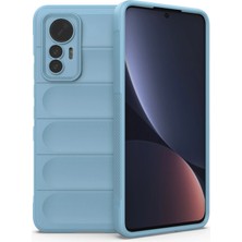 Newface Xiaomi Mi 12 Lite Kılıf Optimum Silikon - Sky Blue