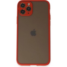 Newface Iphone 11 Pro Kılıf Montreal Silikon Kapak - Kırmızı
