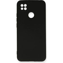 Evyora Newface Xiaomi Redmi 9c Kılıf Nano Içi Kadife Silikon - Siyah