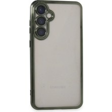 Newface Samsung Galaxy S23 Fe Kılıf Razer Lensli Silikon - Yeşil